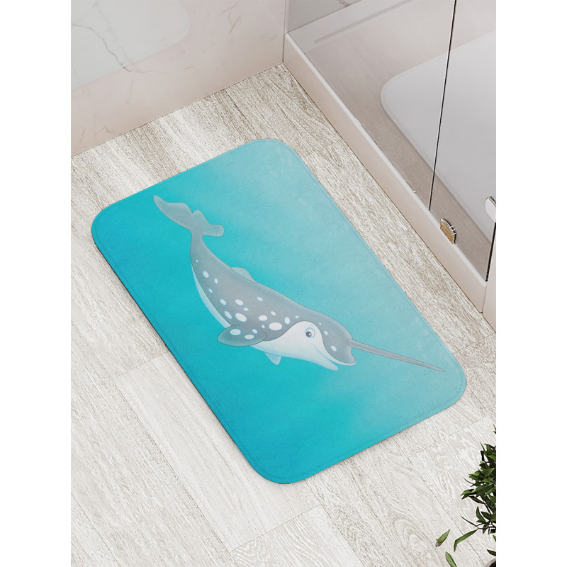 Cartoon Mammal Drawing Bath Mat