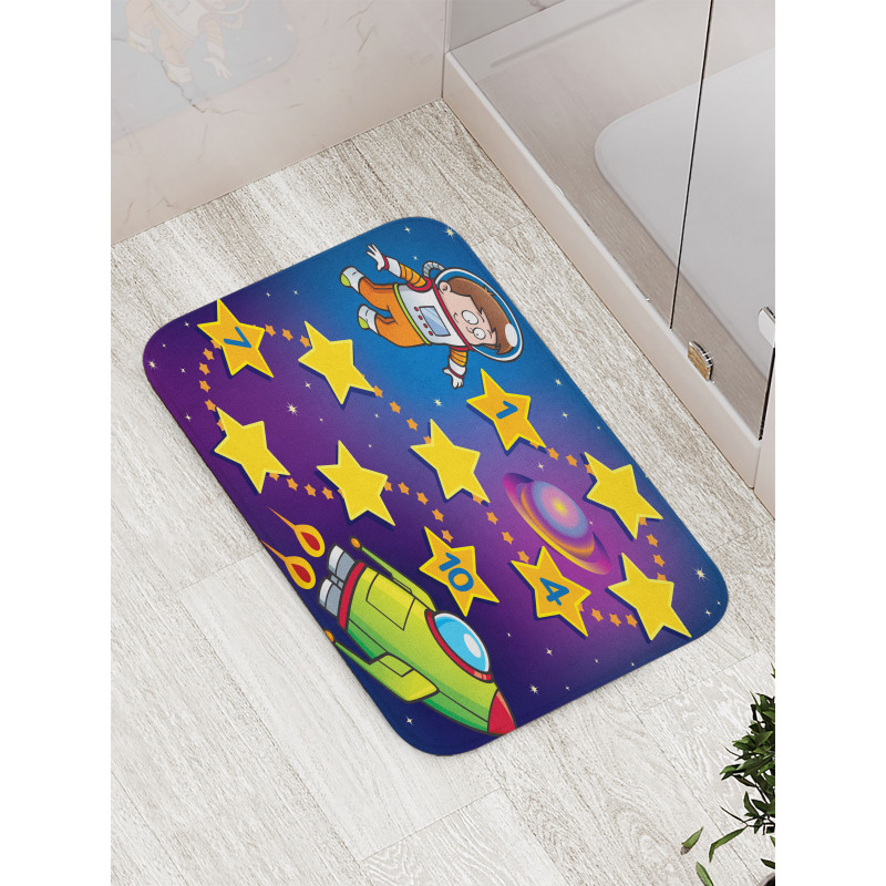 Space Astronaut Bath Mat