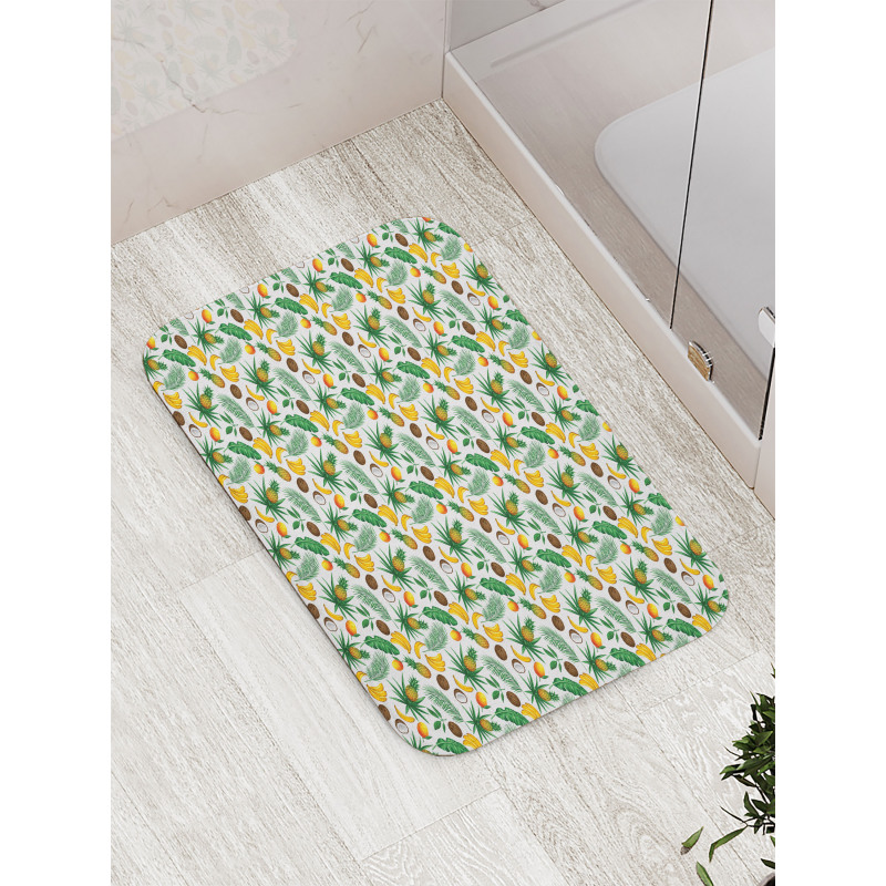 Coconut Pineapple Bath Mat