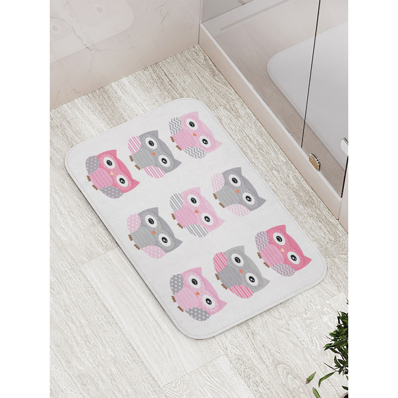 Owl Animals Bath Mat