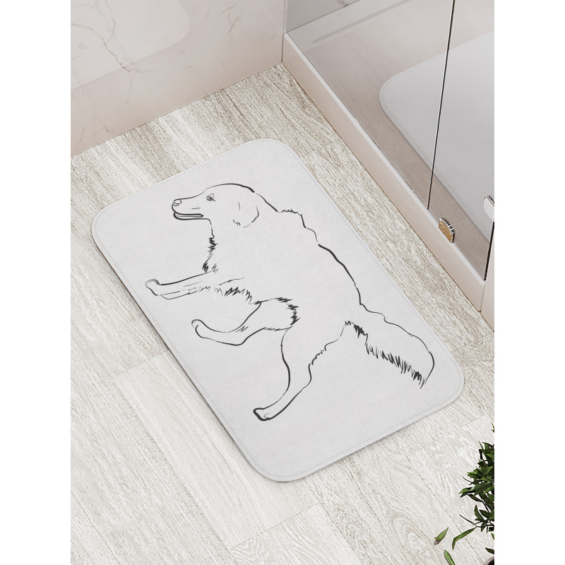 Thoroughbred Furry Bath Mat