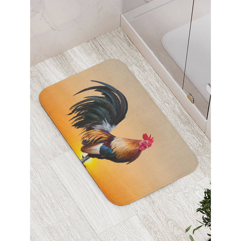 Farm Animal Sunrise Bath Mat