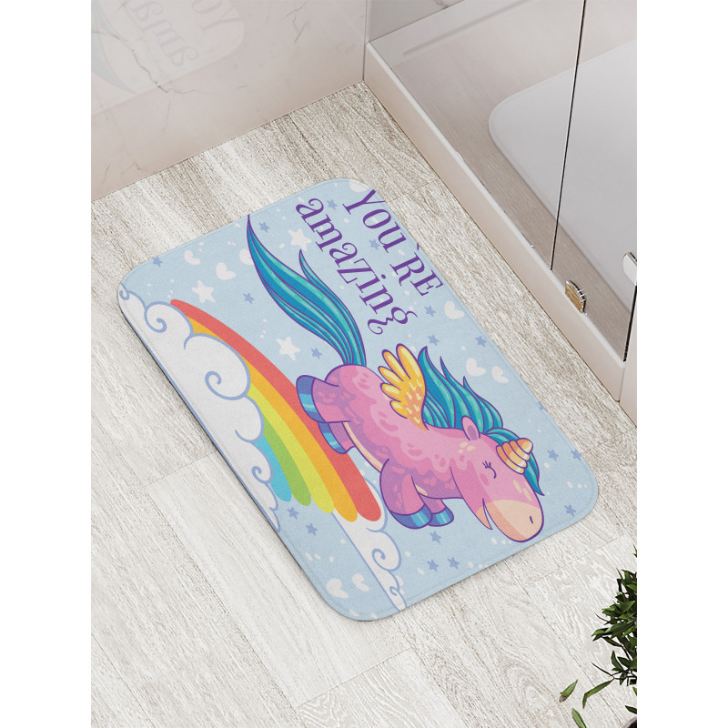 Pony in the Sky Bath Mat