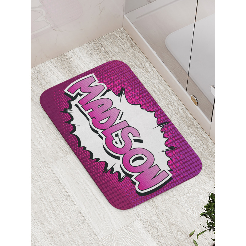 Girls Birthday Cartoon Bath Mat