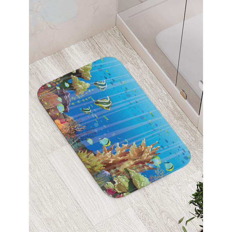 Underwater World Exotic Bath Mat