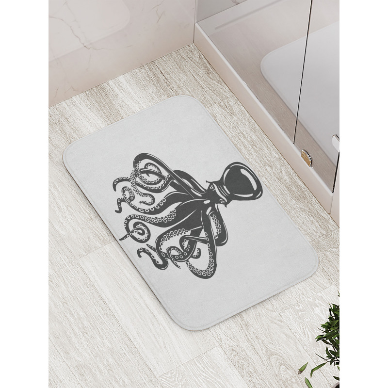 Contemporary Sea Animal Bath Mat