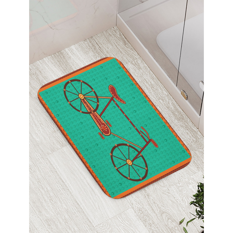 Desi Art Style Ethnic Bath Mat