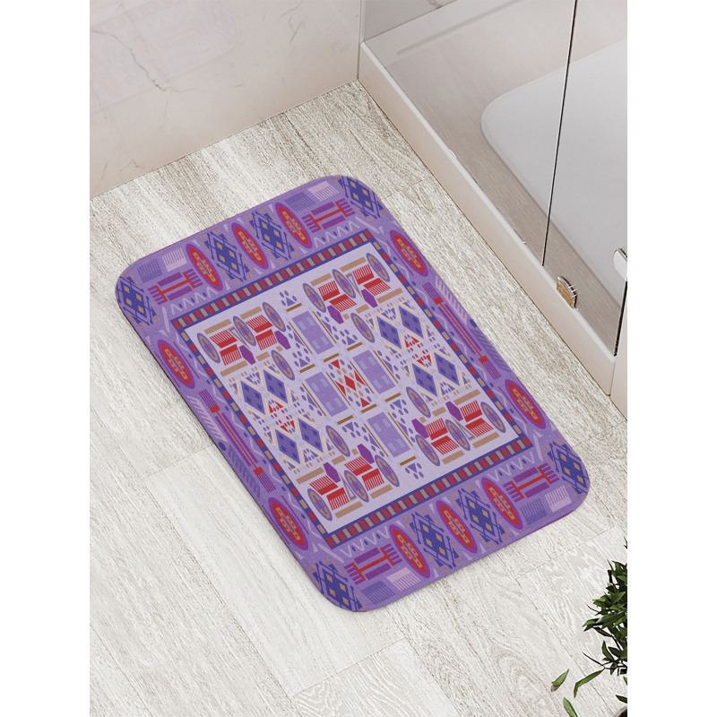 Timeless Eastern Motif Bath Mat