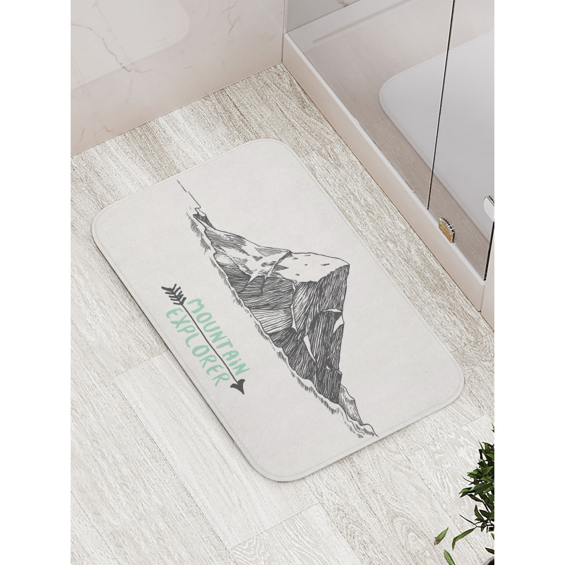 Sketch Mountain Arrow Bath Mat