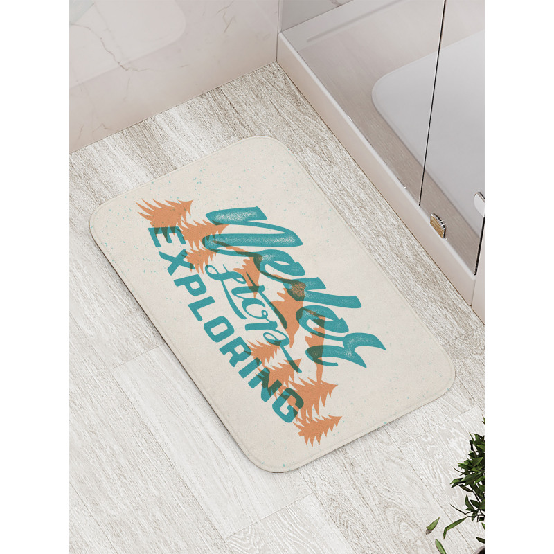 Mountain and Forest Bath Mat