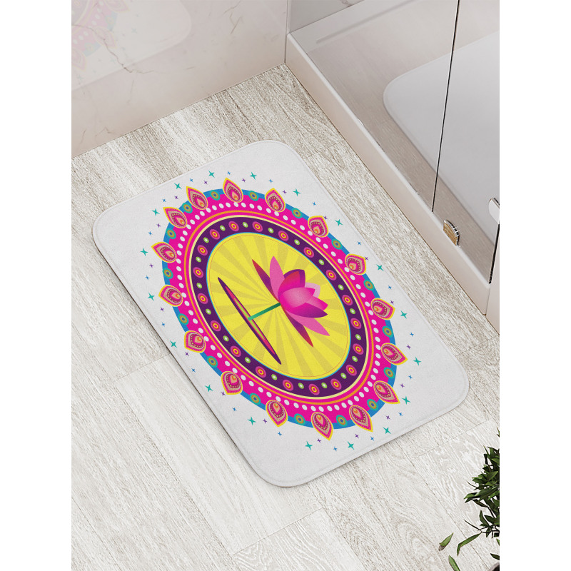 Boho Ornament Bath Mat