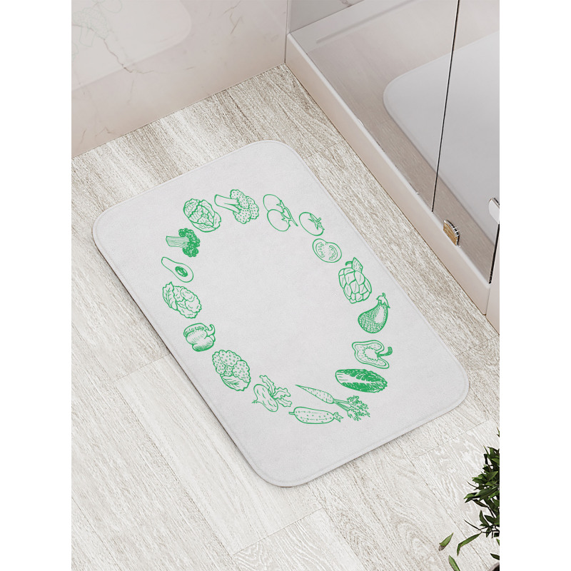 Eat More Organic Bath Mat