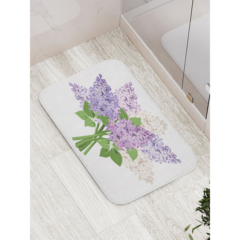 Posy of Meadow Flowers Bath Mat