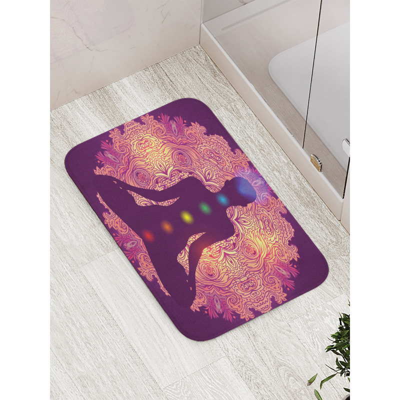 Psychedelic Mandala Bath Mat