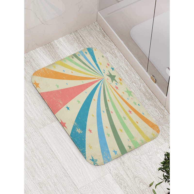 Rainbow Background Art Bath Mat