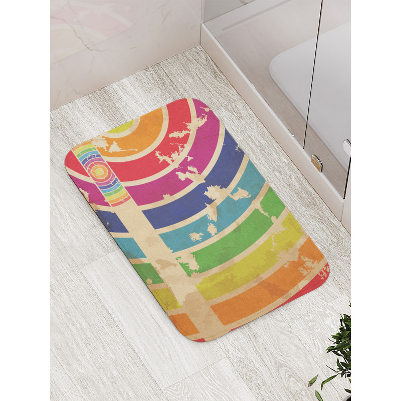 Curves Old Look Bath Mat