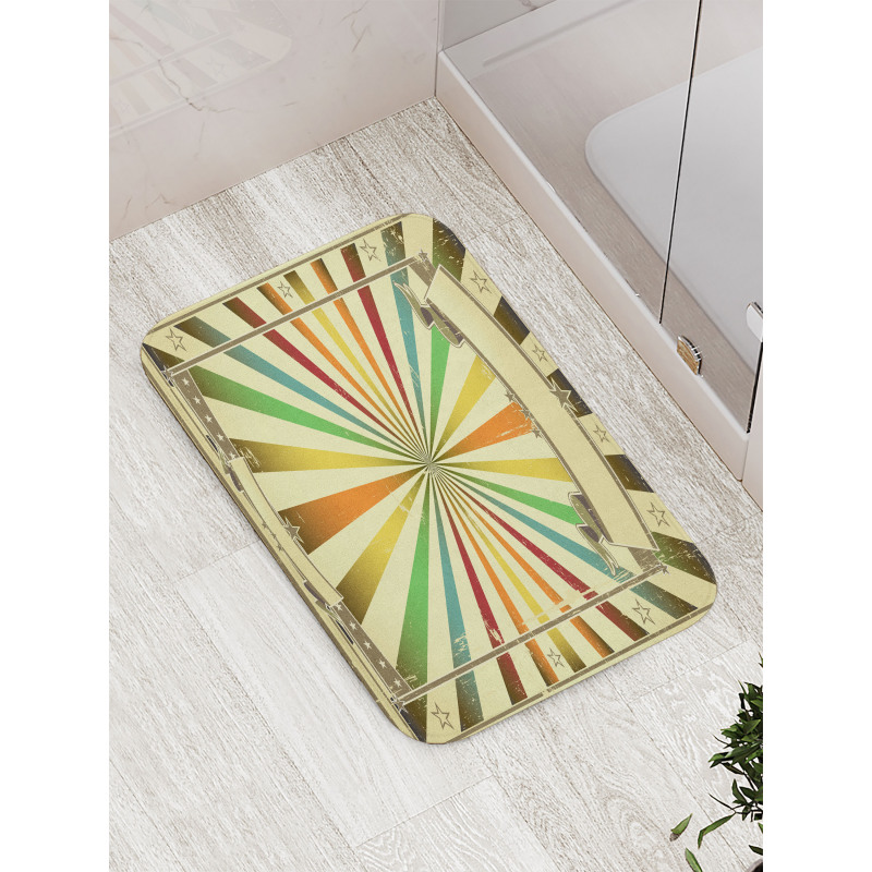 Colorful Poster Bath Mat