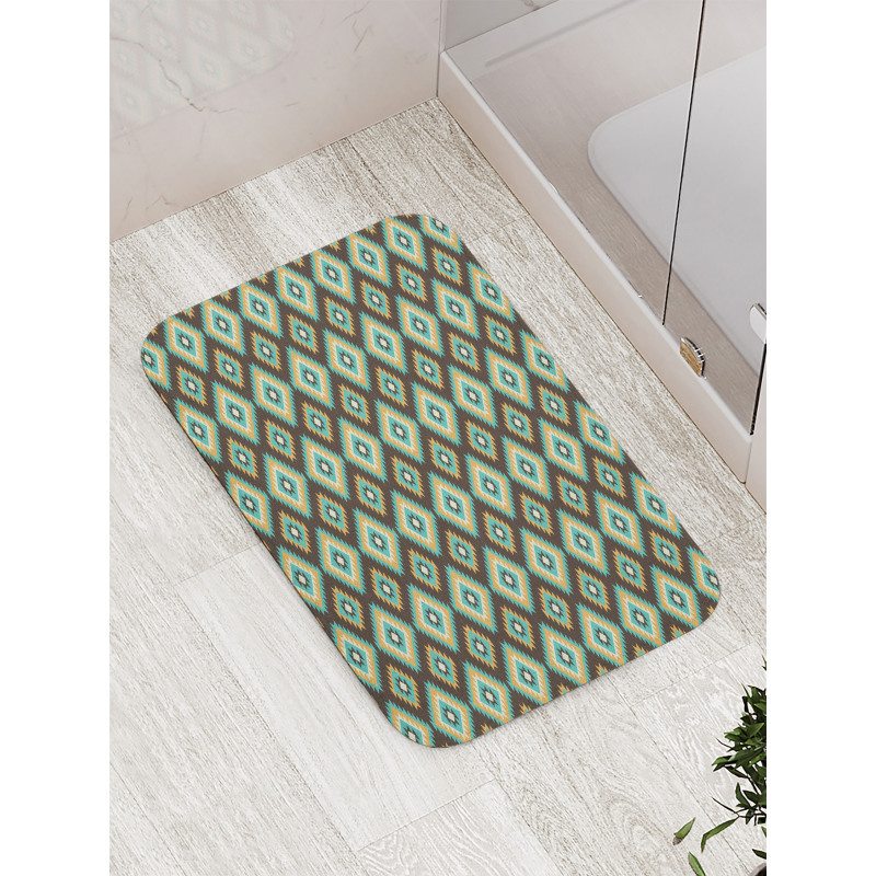 Native Old Pattern Bath Mat