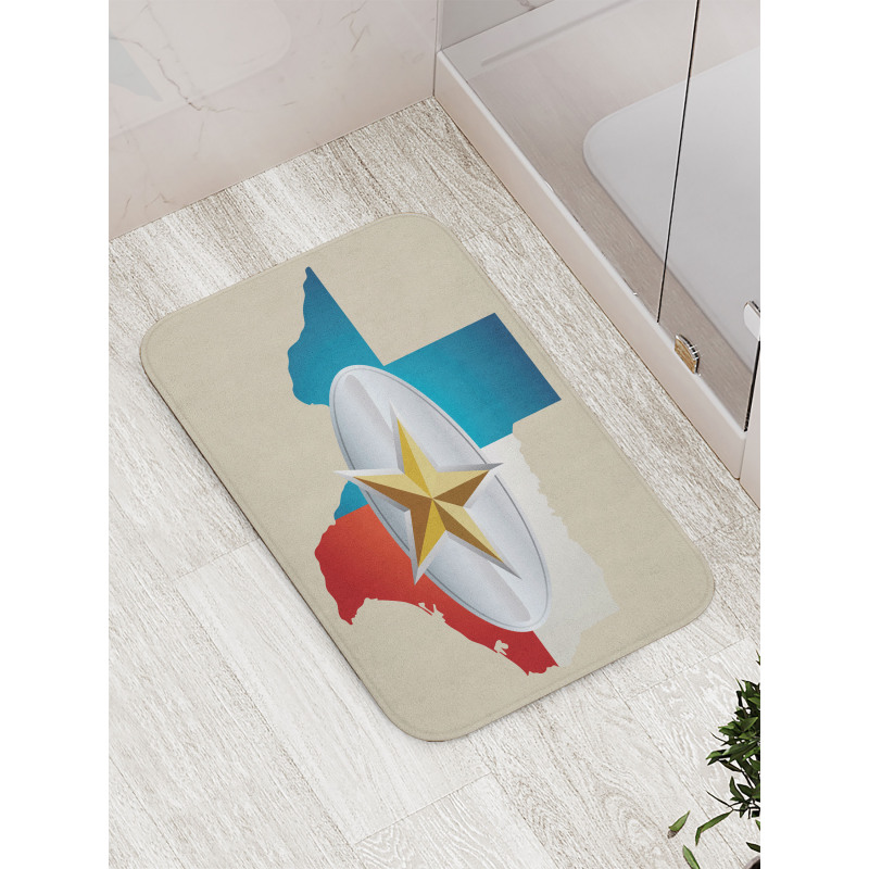 Cowboy Belt Buckle Bath Mat