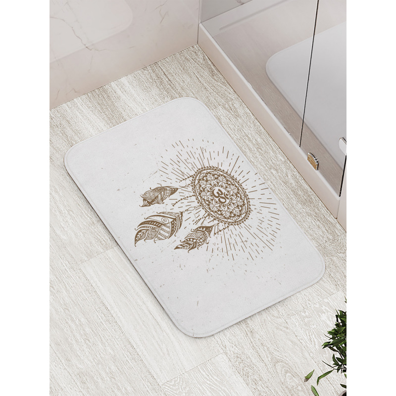 Dreamcatcher Mandala Art Bath Mat