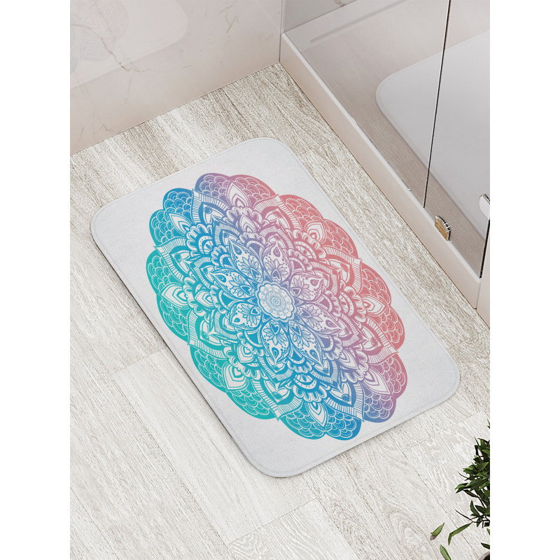 Boho Gypsy Mandala Art Bath Mat