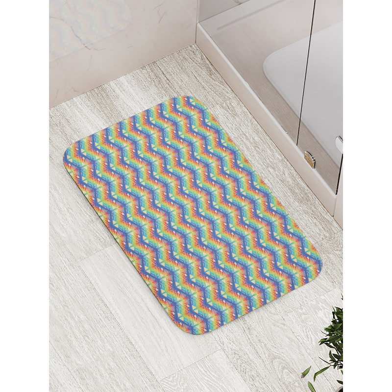 Tribal Chevron Art Bath Mat