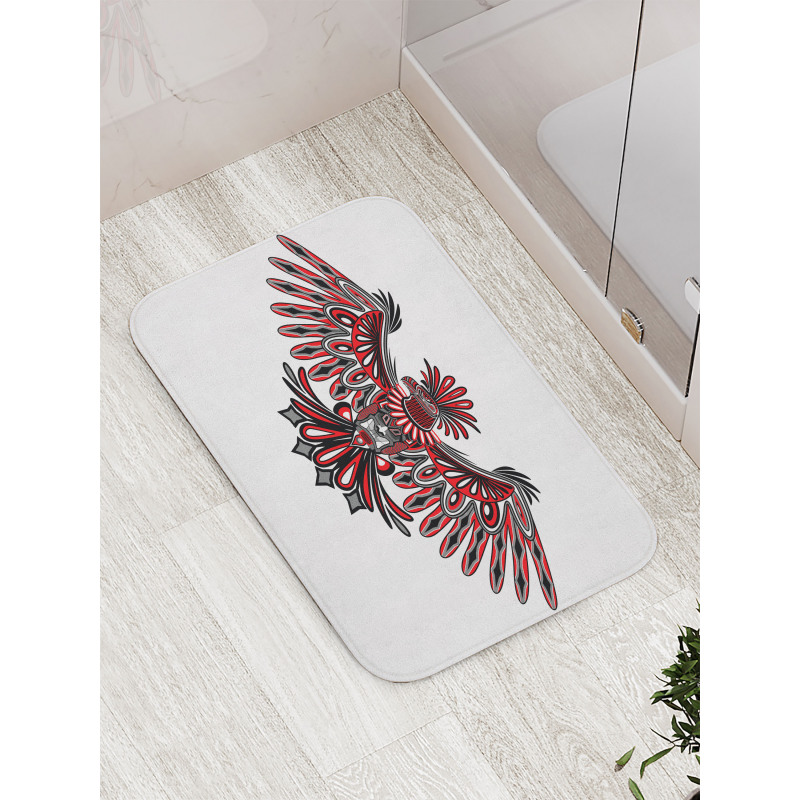 Haida Art Style Eagle Bath Mat