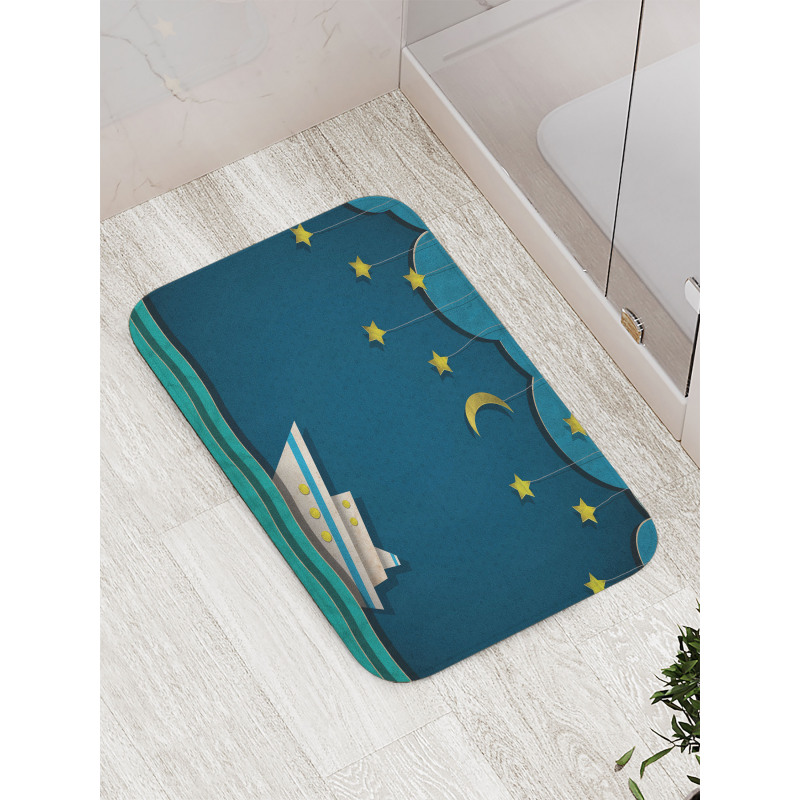 Kids Midnight Sea Bath Mat