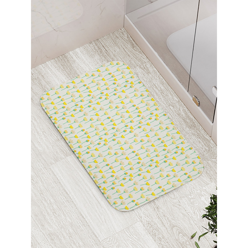 Feminine Flower Bouquet Bath Mat