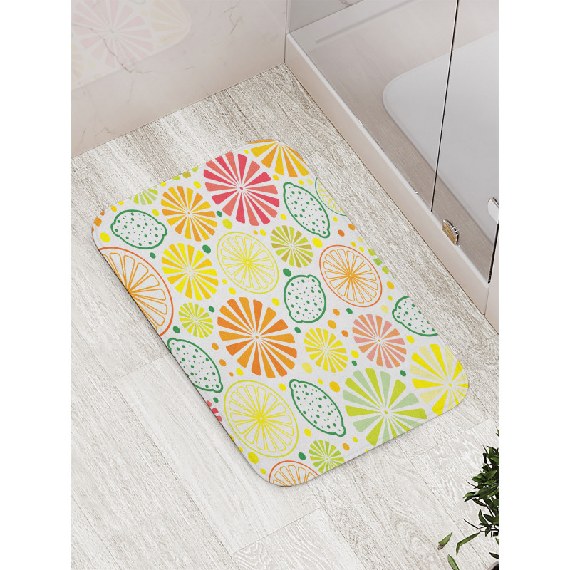 Tropical Clementine Bath Mat