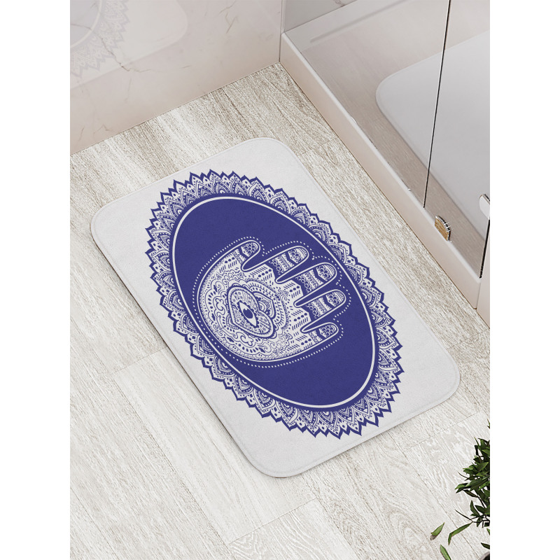 Middle Eastern Mandala Bath Mat