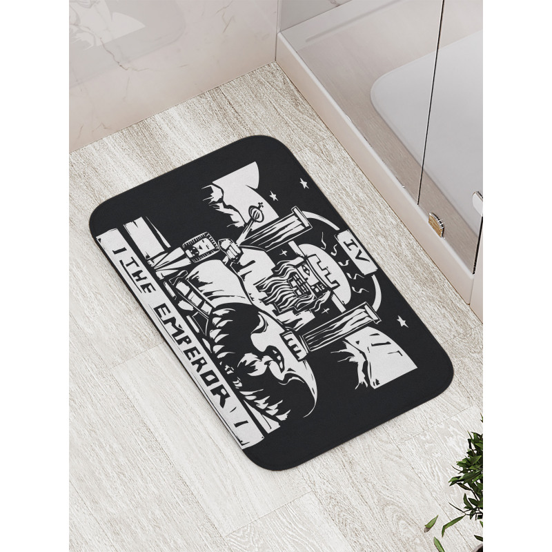 Emperor Card Artwork Bath Mat