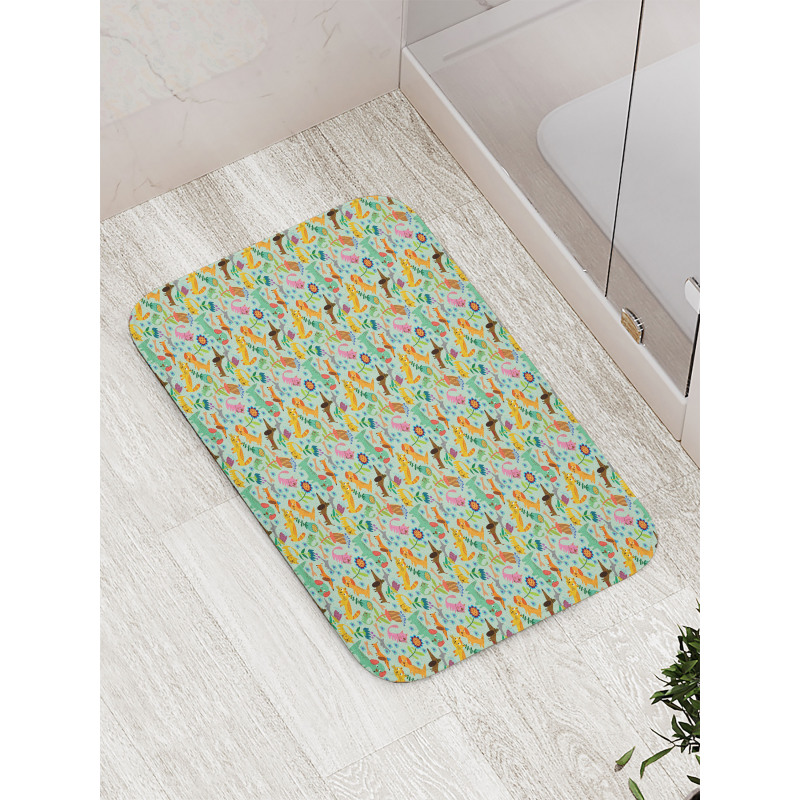 Funky Playroom Concept Bath Mat