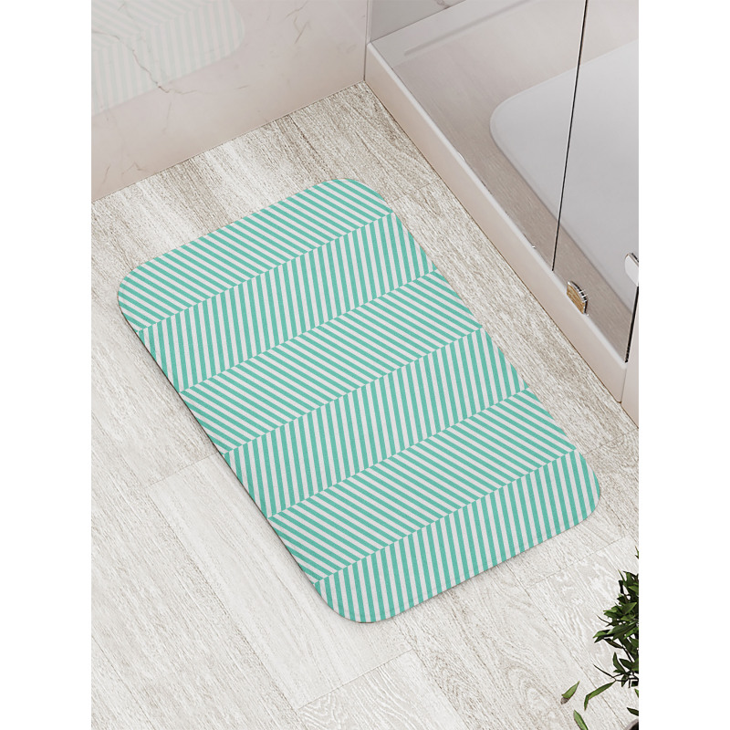 Geometric Pastel Bath Mat