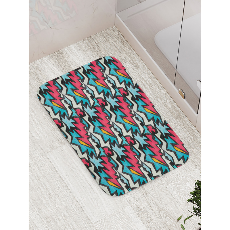 Hyped Tangle Art Bath Mat