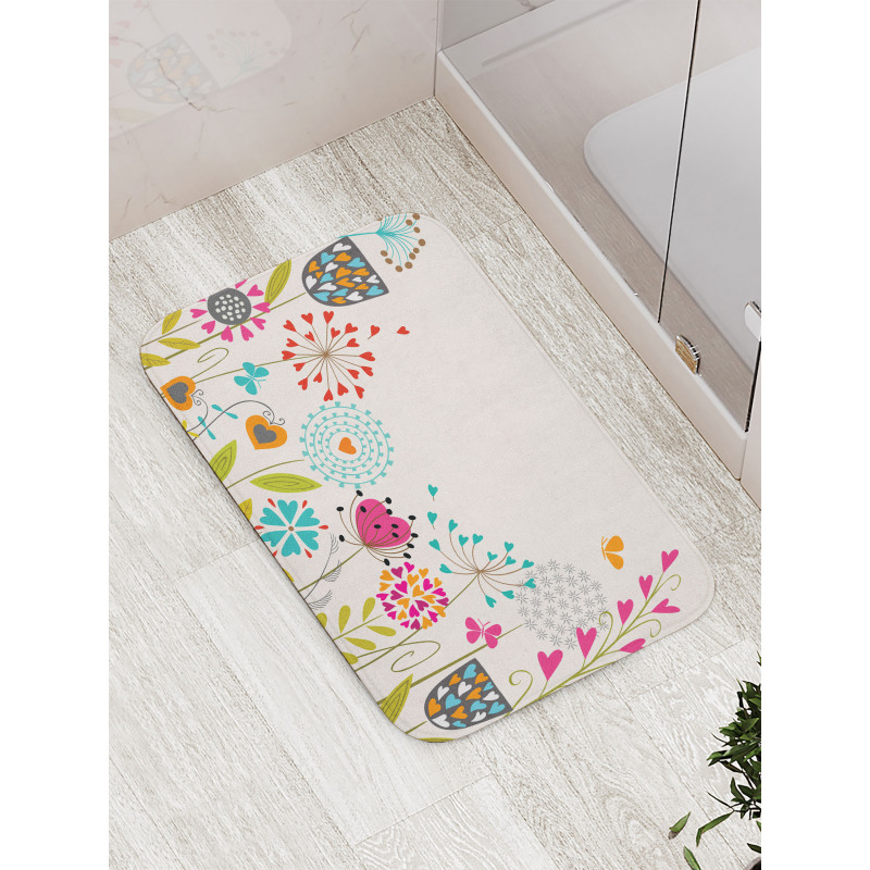 Hearty Dandelion Seeds Bath Mat