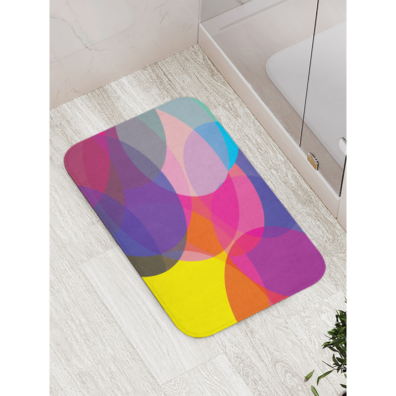 Colorful Circles Bath Mat