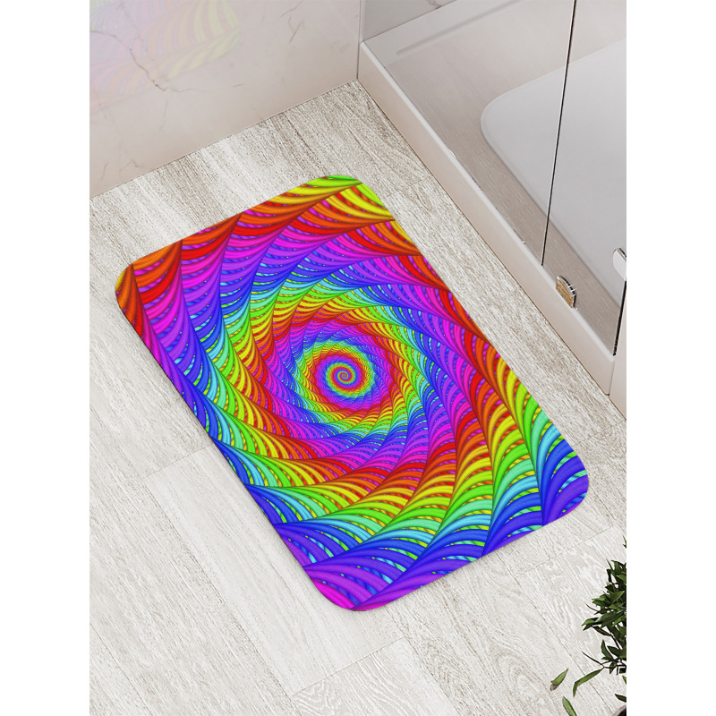 Contemporary Psychedelic Bath Mat