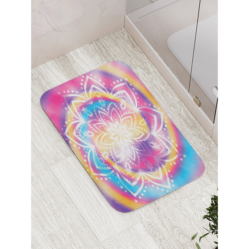 Spiral Stripes Bath Mat