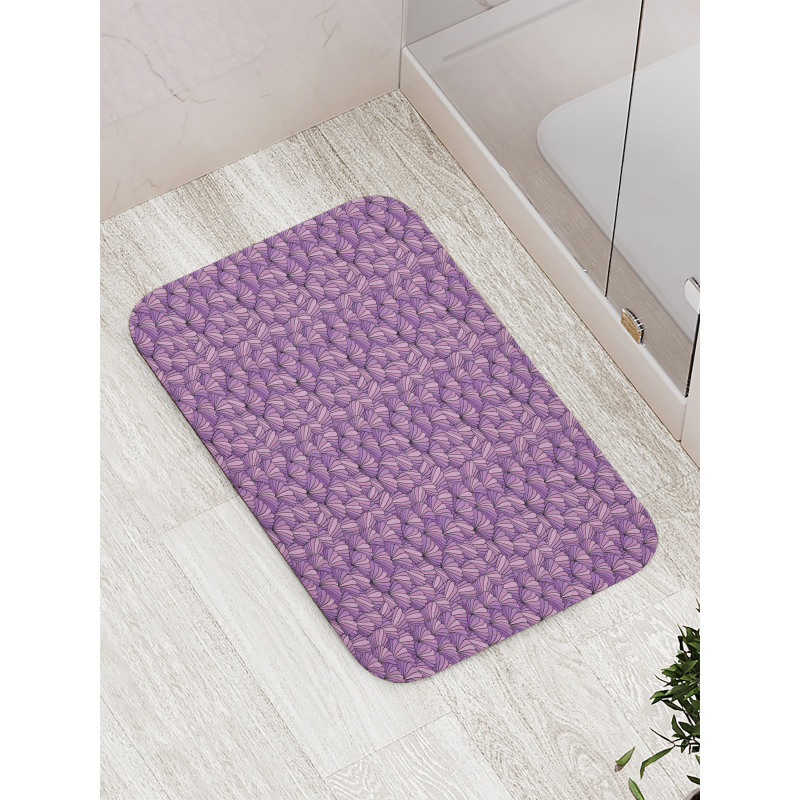 Ornamental Seashells Bath Mat