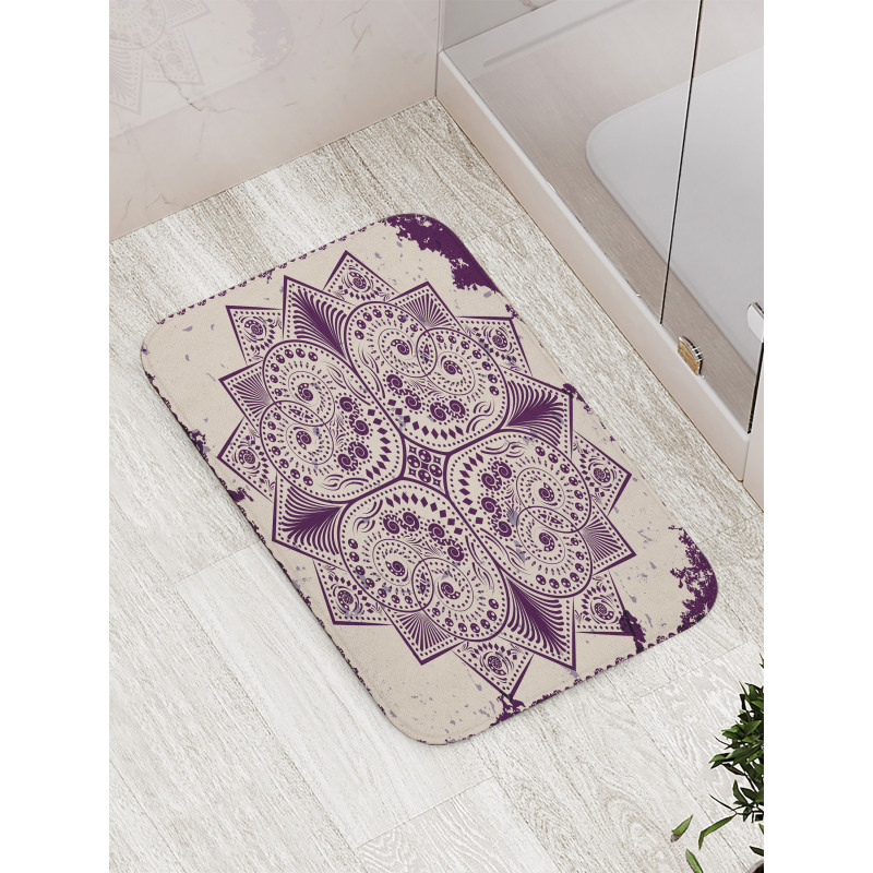 Snowflake Form Bath Mat