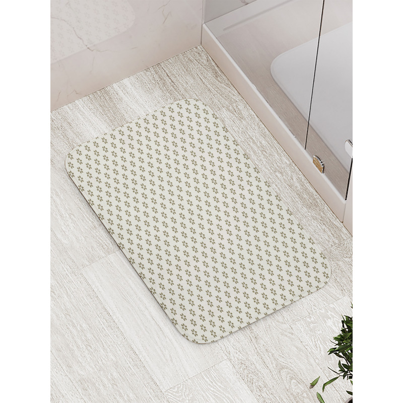 Abstract Flower Bath Mat