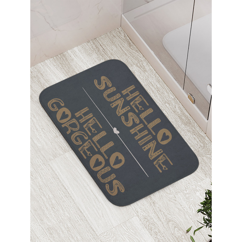 Hello Sunshine Bath Mat