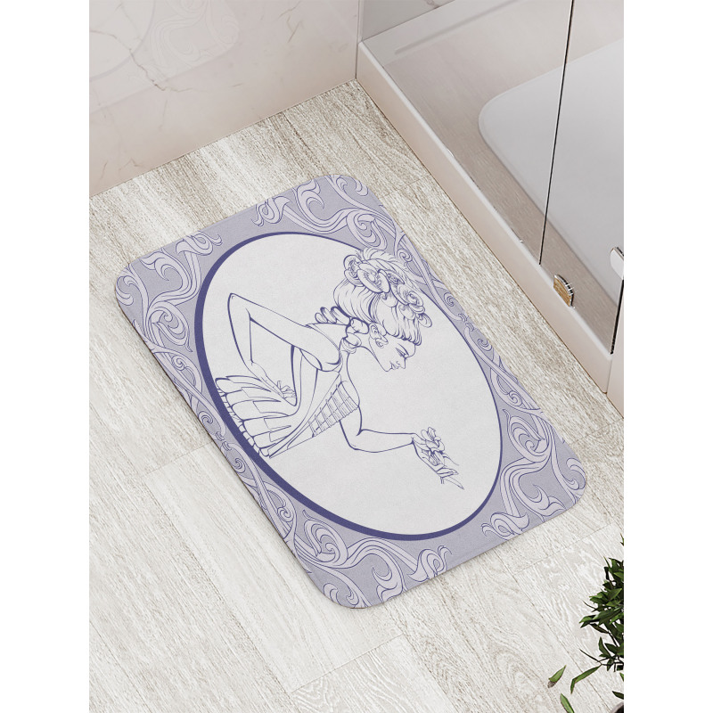 Rococo Style Bath Mat