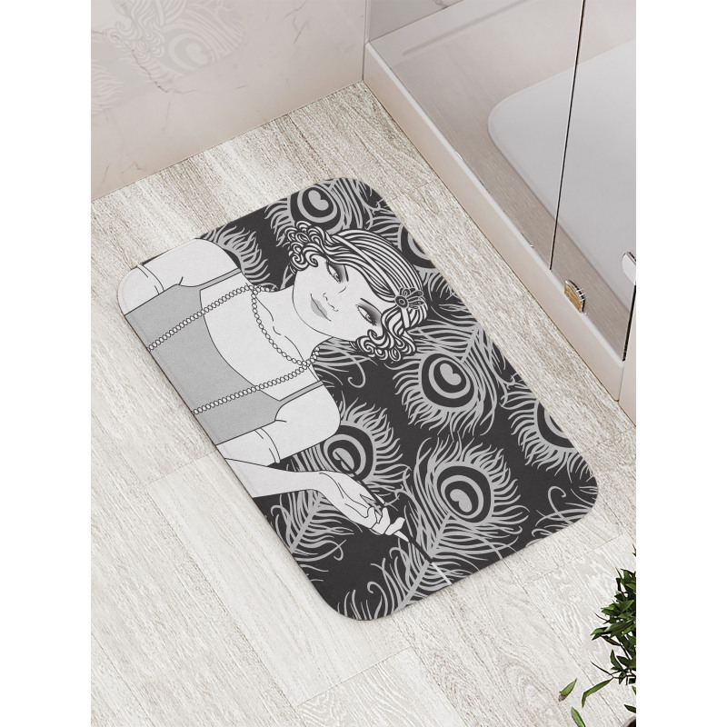 Retro Party Concept Bath Mat