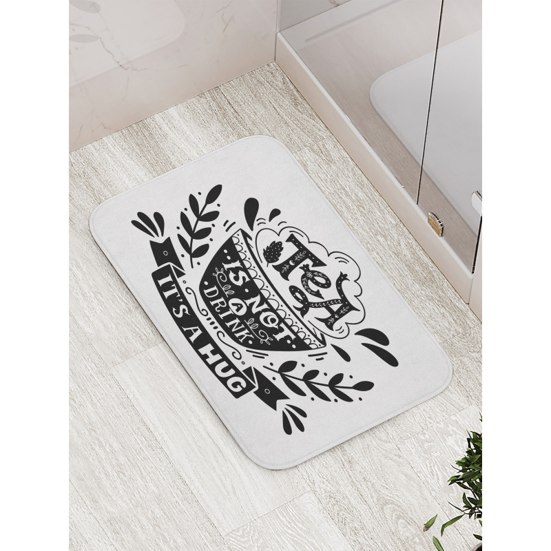 Piping Hot Cup of Tea Bath Mat