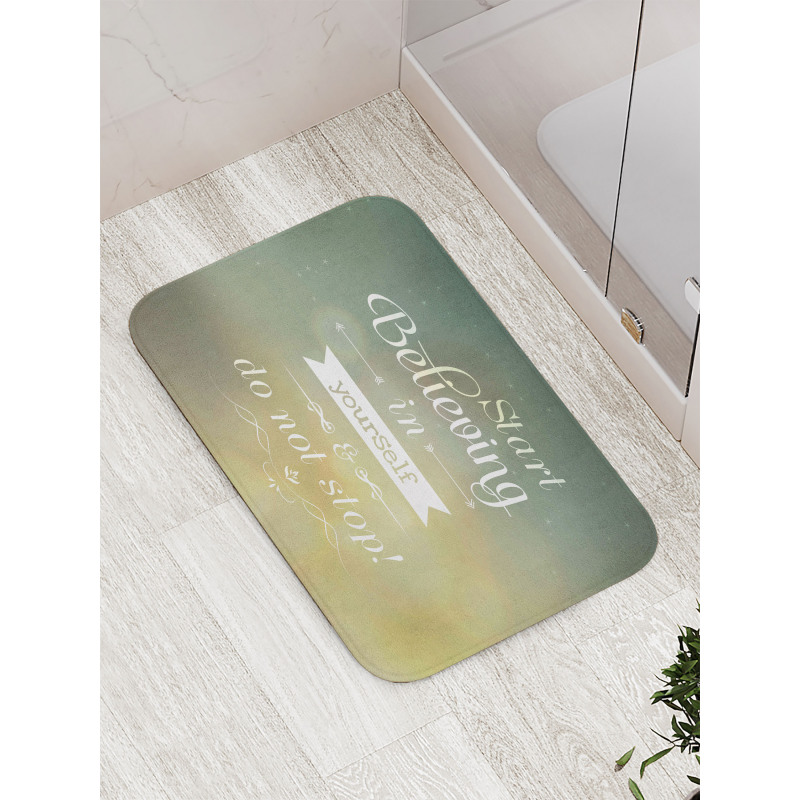 Believe in Yourself Bath Mat