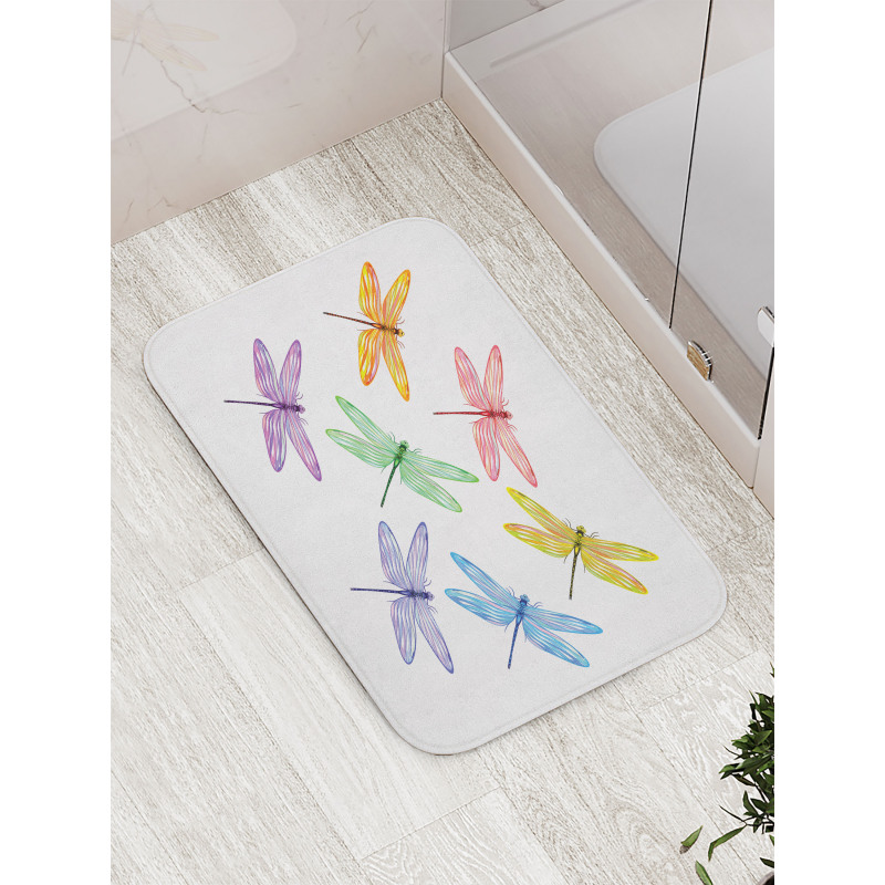 Fantasy Bugs Pattern Bath Mat