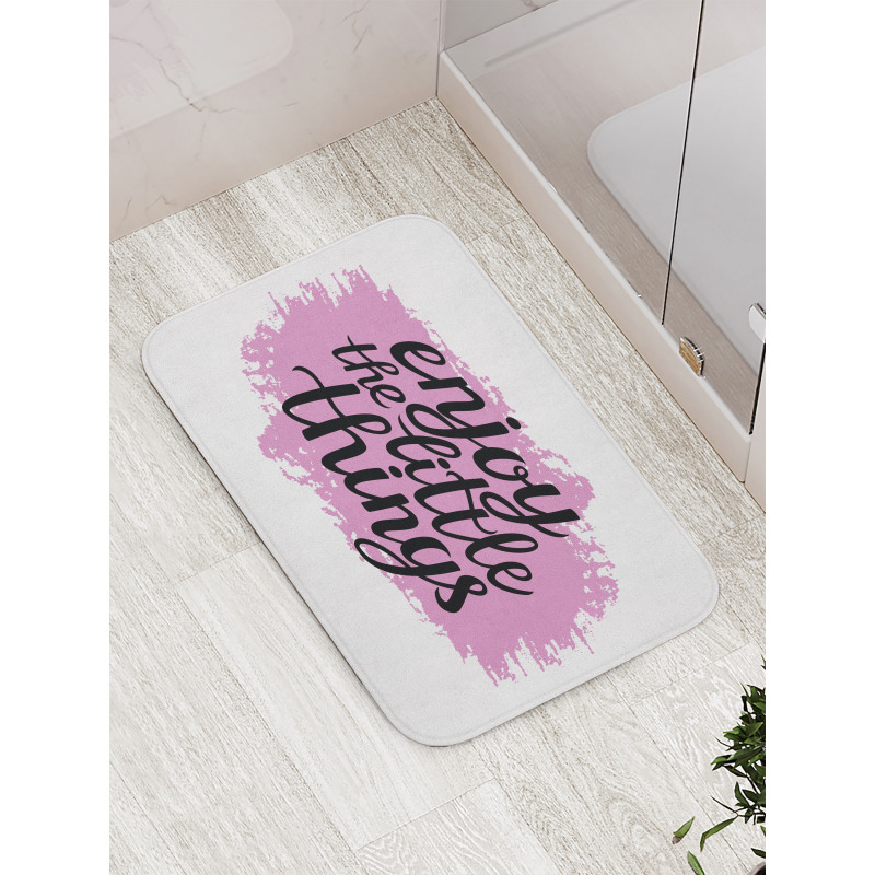 Uplifting Words of Wisdom Bath Mat