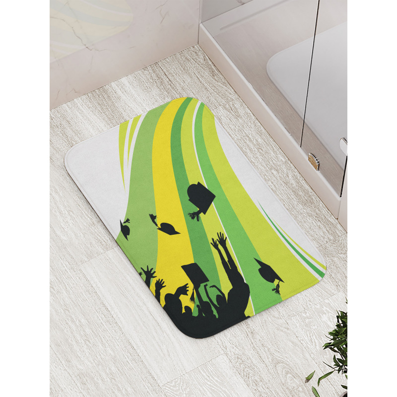 College Graduation Bath Mat